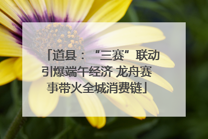 道县：“三赛”联动引爆端午经济 龙舟赛事带火全城消费链
