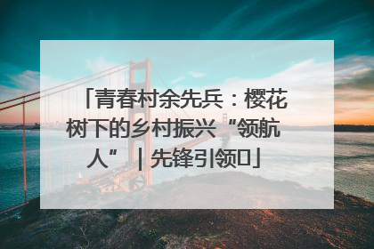 青春村余先兵：樱花树下的乡村振兴“领航人”｜先锋引领⑪