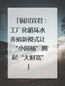 铜川宜君：工厂化循环水养殖新模式让“小圆桶”圈起“大财富”