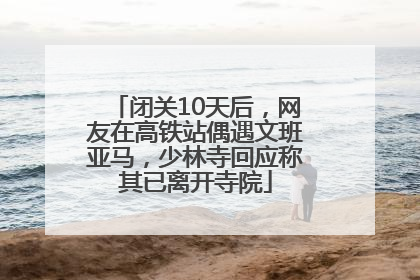 闭关10天后，网友在高铁站偶遇文班亚马，少林寺回应称其已离开寺院
