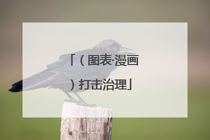 （图表·漫画）打击治理