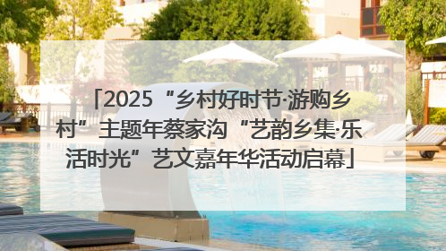 2025“乡村好时节·游购乡村”主题年蔡家沟“艺韵乡集·乐活时光”艺文嘉年华活动启幕