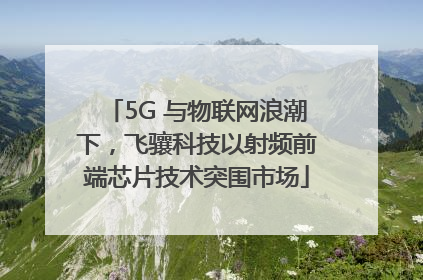 5G 与物联网浪潮下，飞骧科技以射频前端芯片技术突围市场