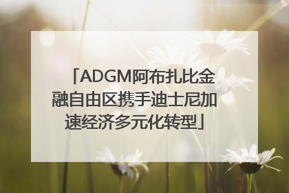 ADGM阿布扎比金融自由区携手迪士尼加速经济多元化转型