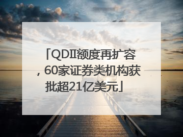 QDII额度再扩容，60家证券类机构获批超21亿美元